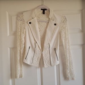 White lace jacket